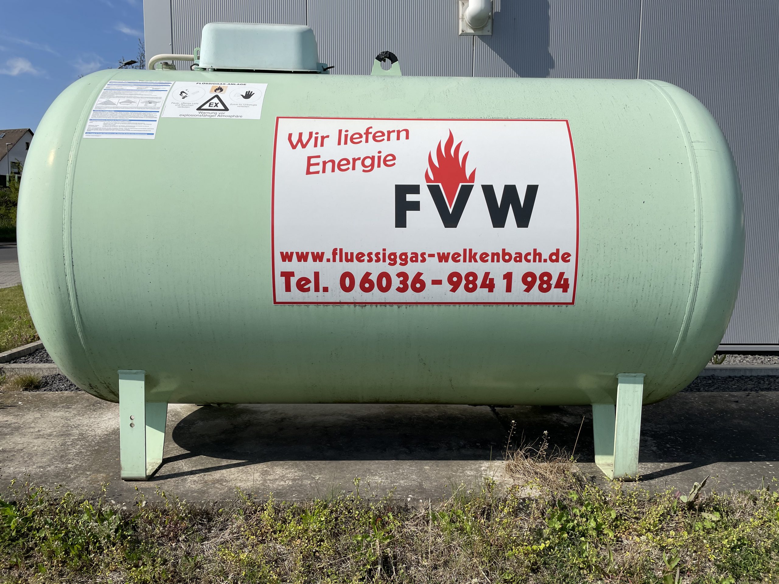 Flüssiggas Welkenbach Gastank kaufen